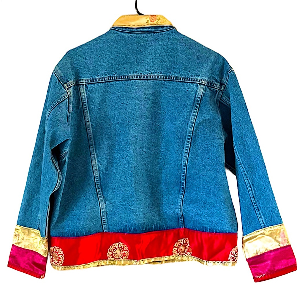 Patchwork Denim Jacket - image 2
